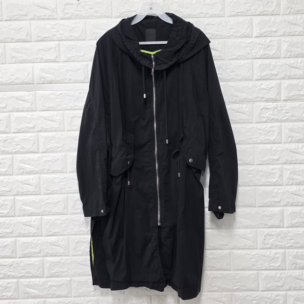 택포_ 오조크 OZOC 블랙 롱 바람막이 FREE