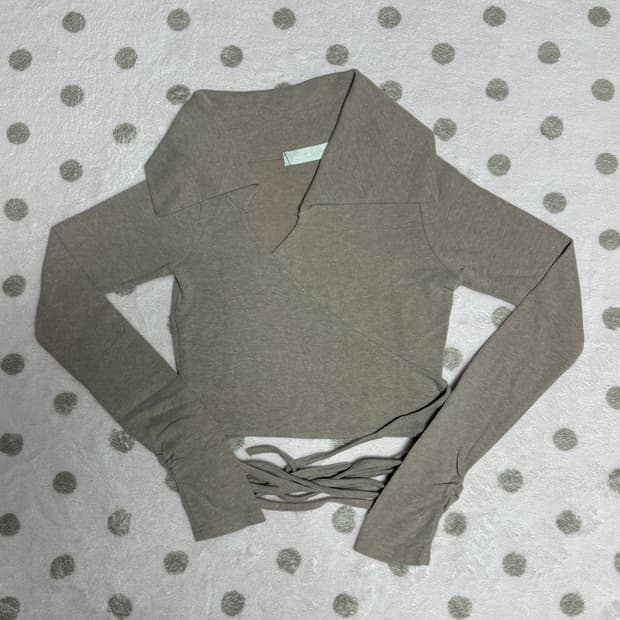 낫유어로즈 제니 랩 셔츠 핑크