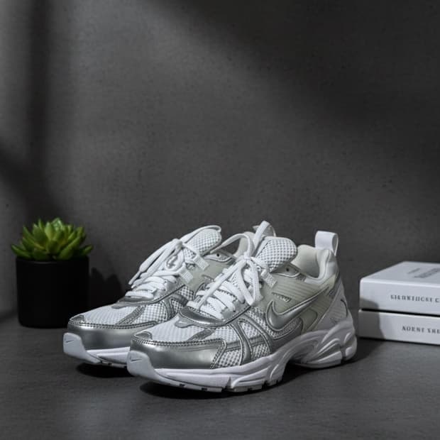 나이키 V2K 테크노 흰/실버 245mm