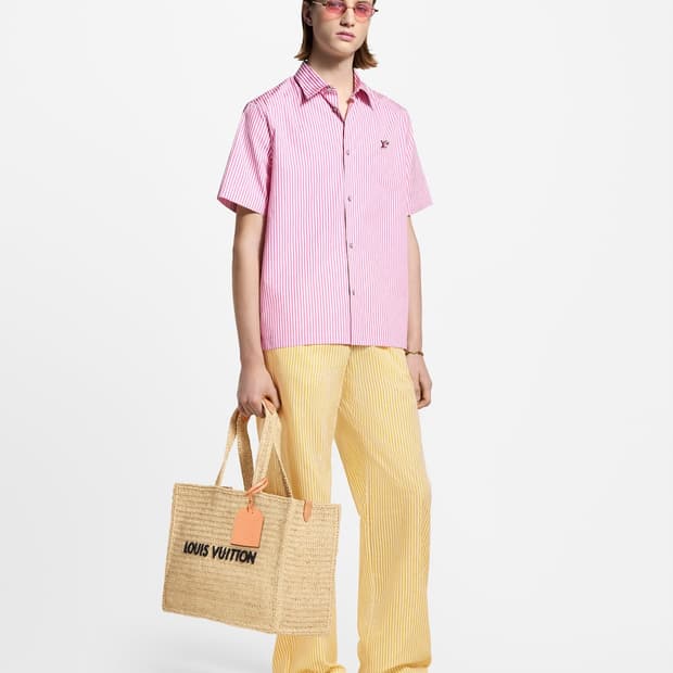 루이비통 2025 S/S 모노그램 스트라이프 셔츠