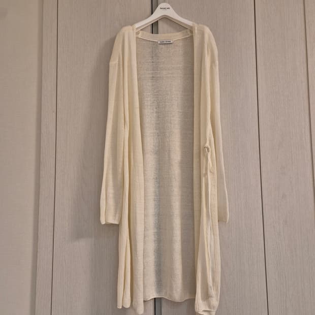 한섬 이치아더 린넨85% 가디건