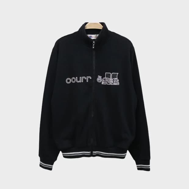 90'S 꾸레쥬 자수 로고 져지 40226