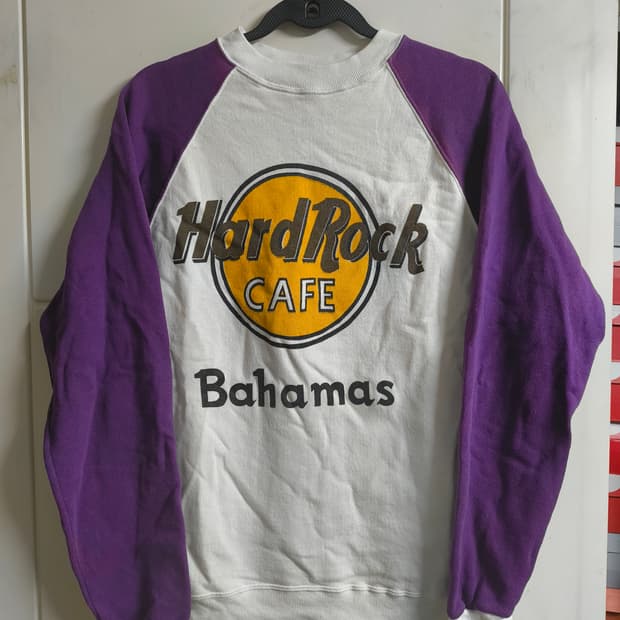 90s 하드락카페 바하마 스웻셔츠 usa L