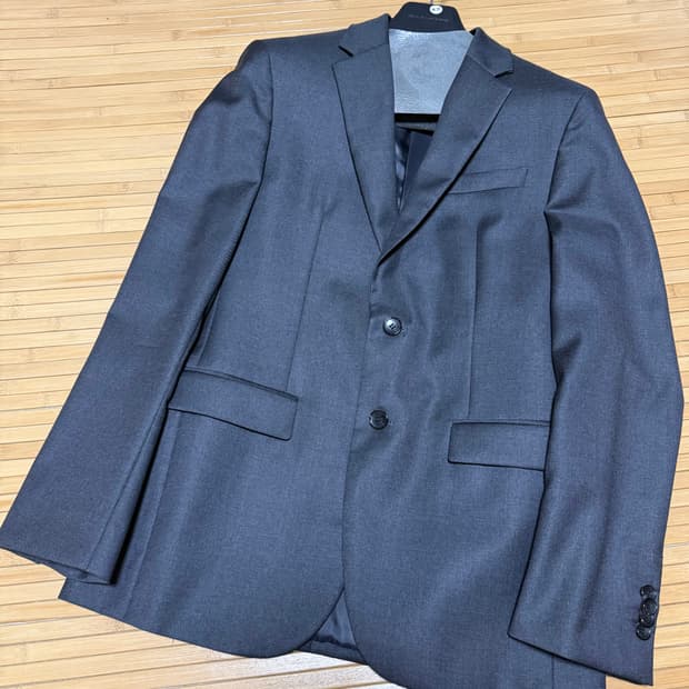 솔리드옴므 차콜그레이 수트 셋업 48