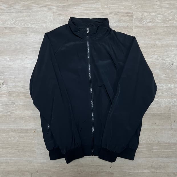 자라 dnwr 와펜 기능성 바람막이 집업자켓 [블랙] M/95