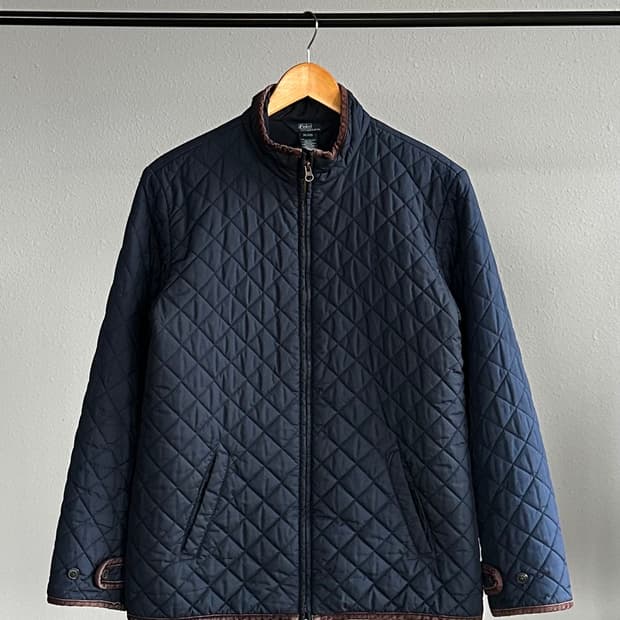 [L]폴로 랄프로렌 네이비 여성 퀼팅 자켓