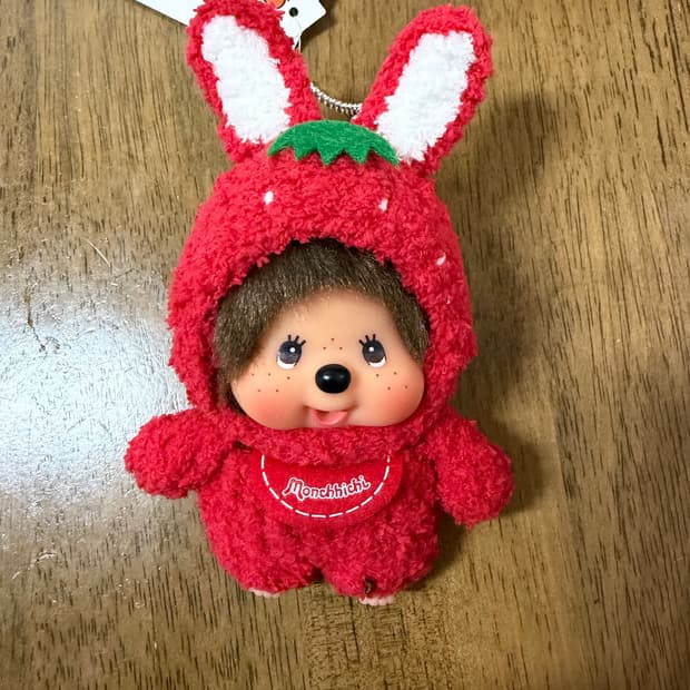 몬치치 딸기 토끼 몬치치 마스코트