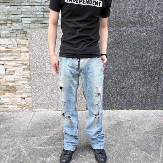 00s distressed Dolce & Gabbana jeans