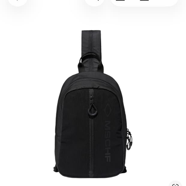 미스치프 투웨이 메쉬 슬링백 블랙