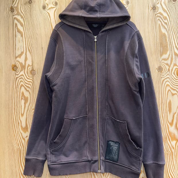 할리데이비슨 골지패널 후드집업