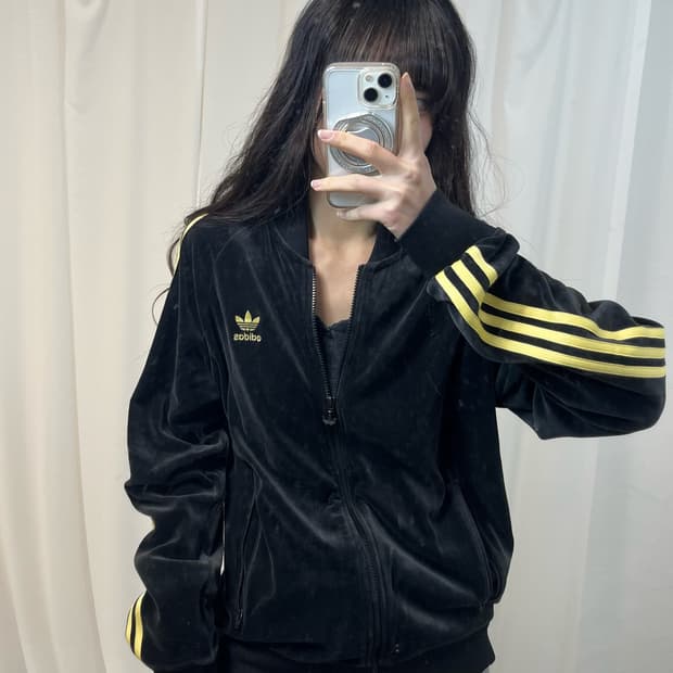 Adidas Superstar Velvet Track Jacket  
