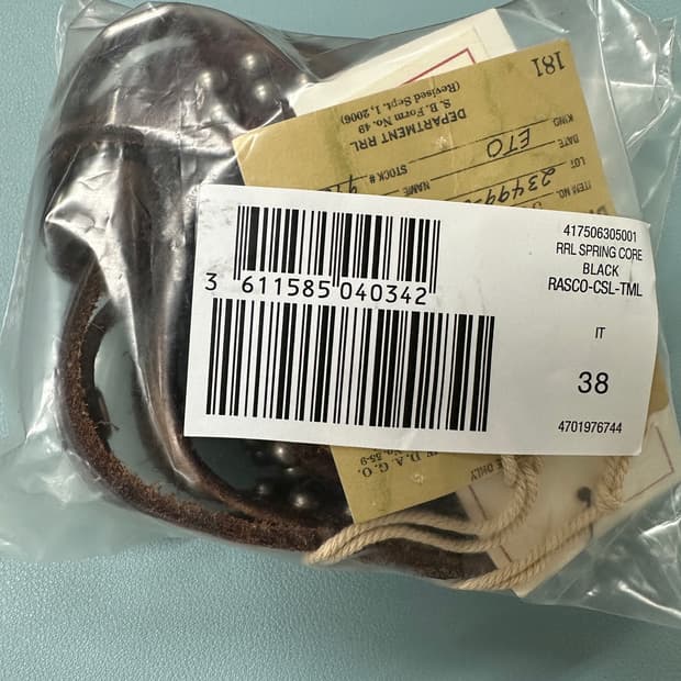 rrl 라스코 스터드 벨트 38 새상품