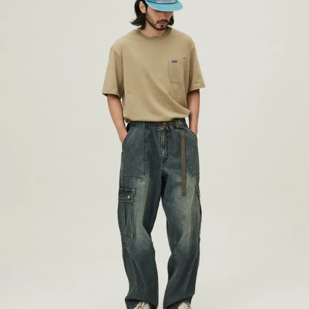 펜필드 카고 데님 P75 CARGO JEAN INDIGO_FP3WP30U