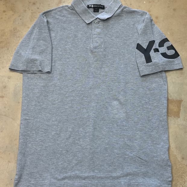 🫶🏻 Y-3 Gray 카라 반팔티 🫶🏻