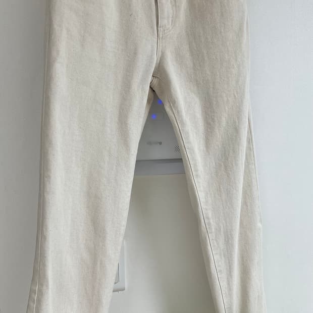 브랜디드 1931 오브젝트 진 크롭 스트레이트 크림