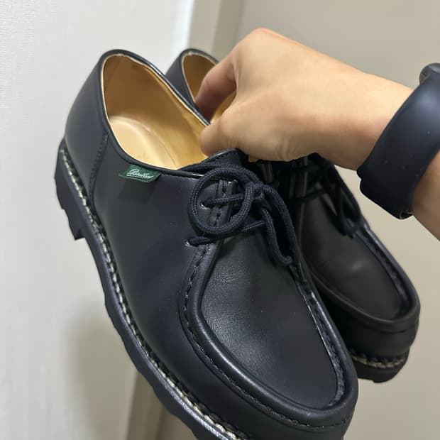 39.5) 파라부트 미카엘 블랙 팝니다