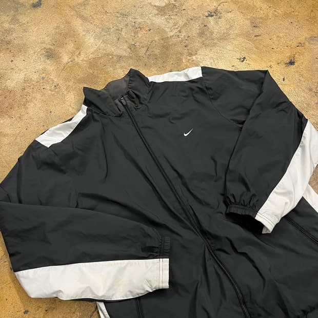 [정품/XL] 나이키 올드스쿨 빈티지 스우시 바람막이 b15