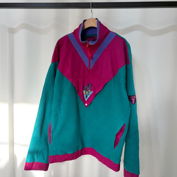 DEGRE7 fleece half zip up