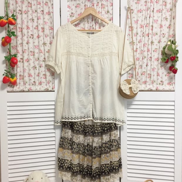 빈티지 모리걸 코디세트