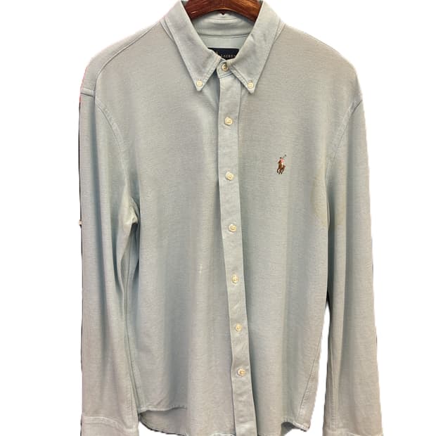 폴로 랄프로렌 버튼다운 옥스포드 셔츠 (라이트 블루)