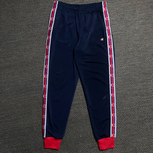 챔피온 일판 사이드 스펠아웃 네이비 트랙팬츠o 5300