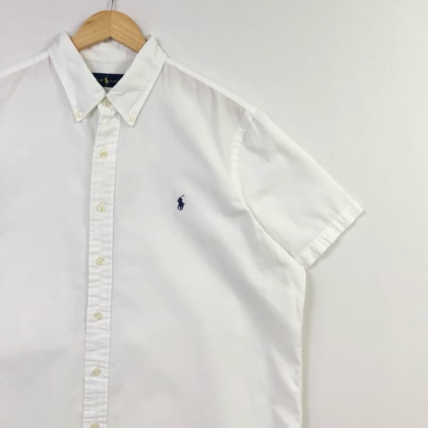 XL 폴로 화이트 셔츠