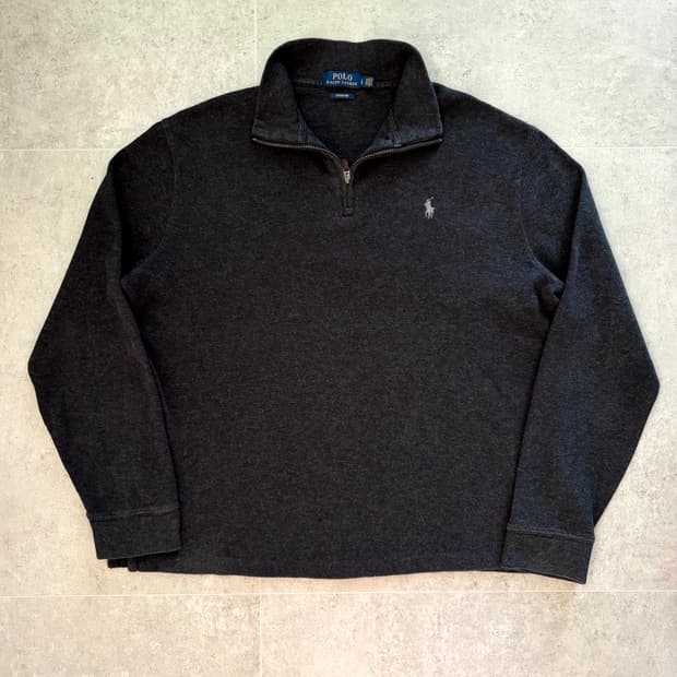 폴로 랄프로렌 1/4 Zip 풀 오버 스웨터 L
