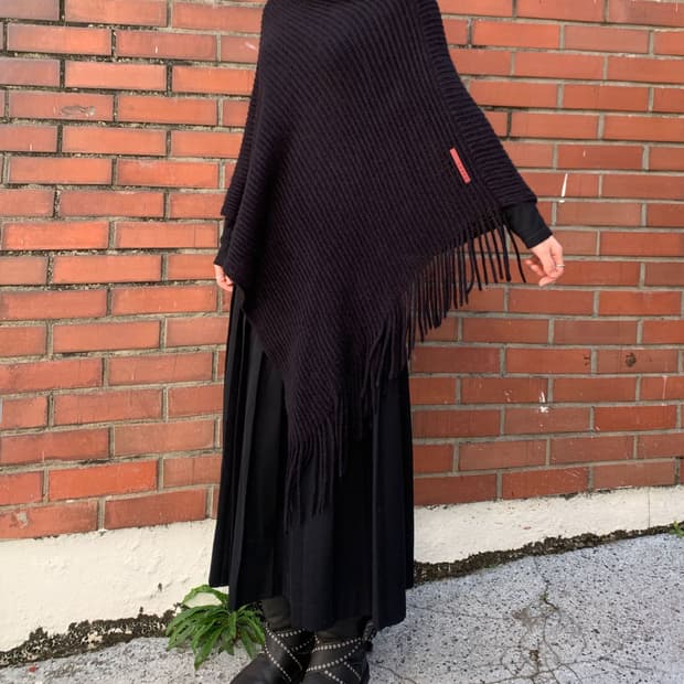 프라다 니트 케이프