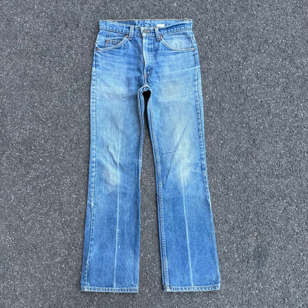 90s USA 빈티지 리바이스 517 부츠컷 오렌지탭