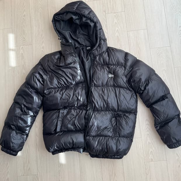 스투시 블랙 패딩