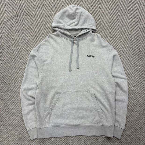 널디 베이직 로고 후드티 v2786