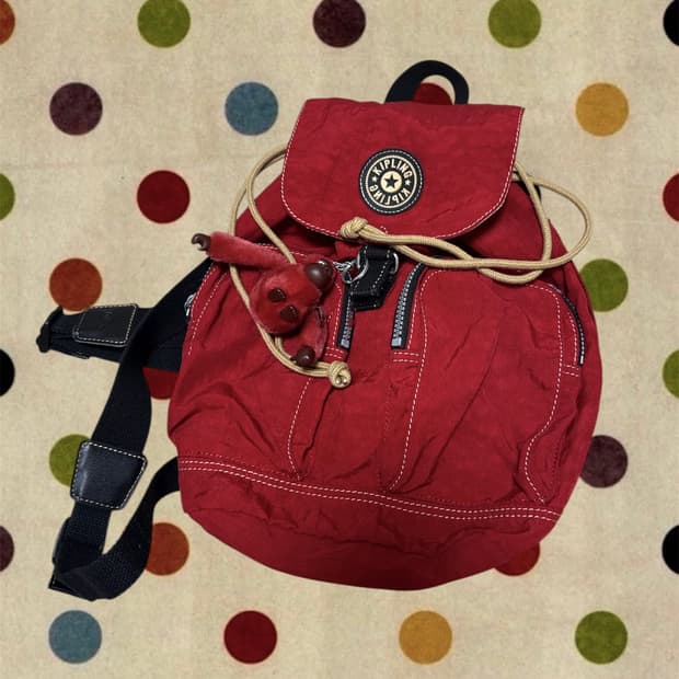 [빈티지] 키플링 백팩 레드 
