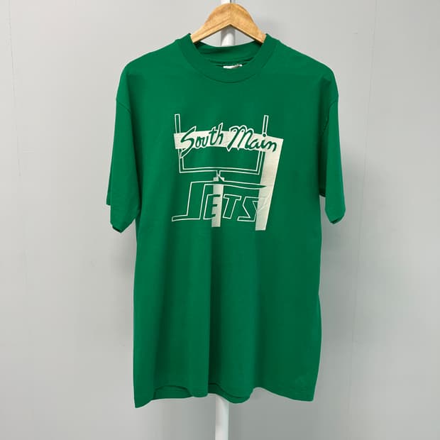 [XL] USA 90s 하네스 빈티지 그래픽 칼리지 스포츠 반팔 티셔츠