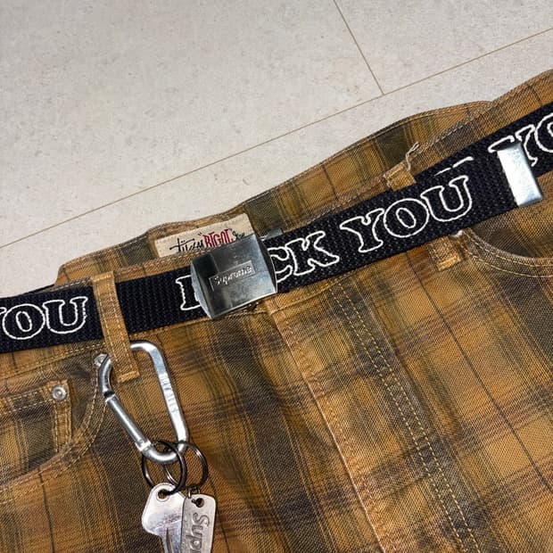 17FW 슈프림 히스테릭글래머 FUCK YOU 벨트