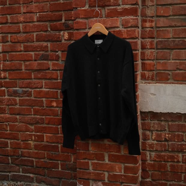 헤릴 어드레서 별주 폴로 가디건 블랙 0 size