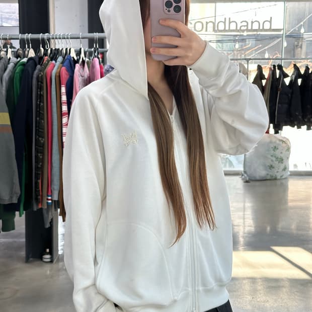 니들스 버터플라이자수 투웨이 후디드 져지