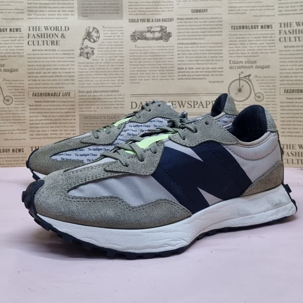 뉴발란스 327 알루미늄 코버트 그린 남성운동화270 