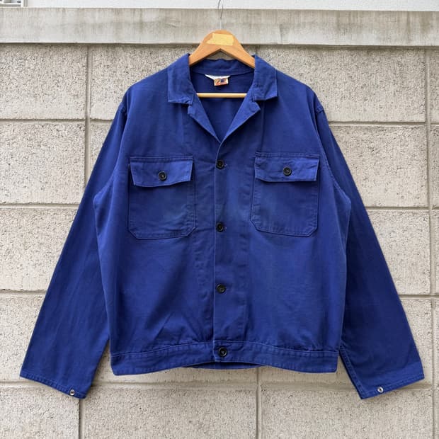 70s GEVACO SHORT MECHANIC 프렌치워크 숏 워크자켓