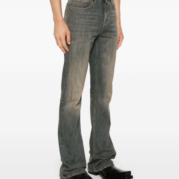 발렌시아가 부츠컷 데님팬츠 라이트 블루  S