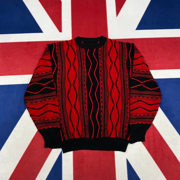 빈티지 케이블니트 실측 M - L 