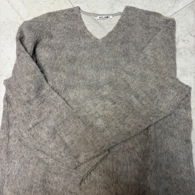 아워레가시 더블 락 알파카 스웨터