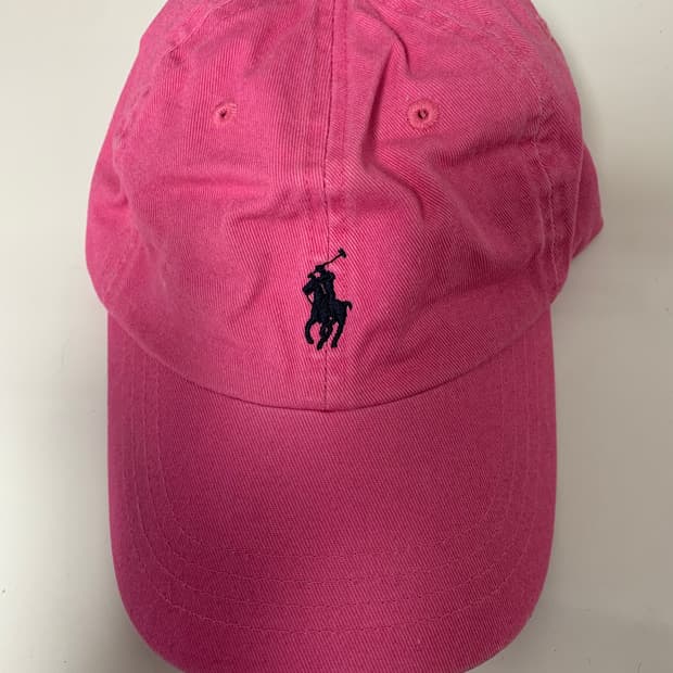 Polo 폴로 핑크 볼캡 모자