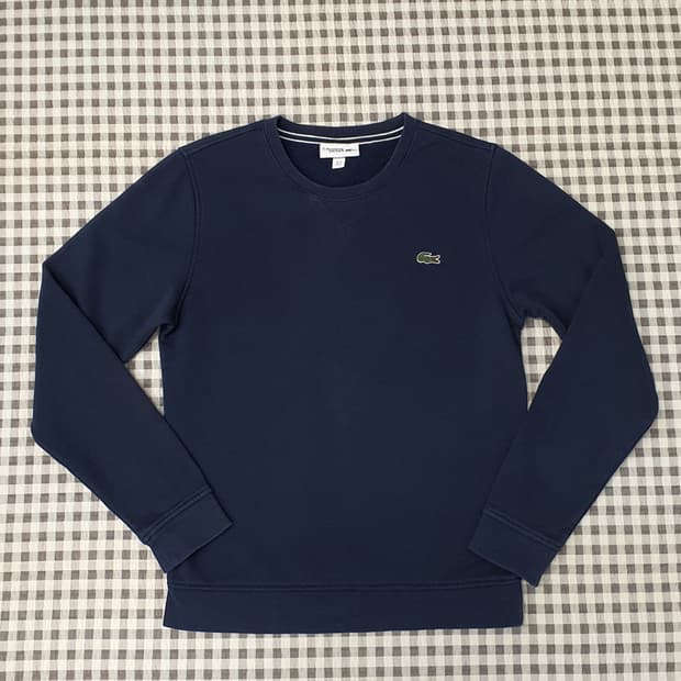 라코스테 기모 슬림핏 맨투맨 남자95