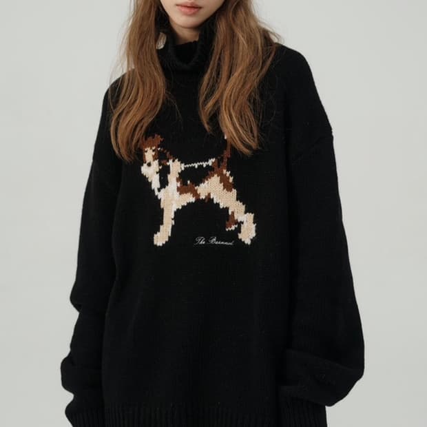 더바넷 퍼피 니트 