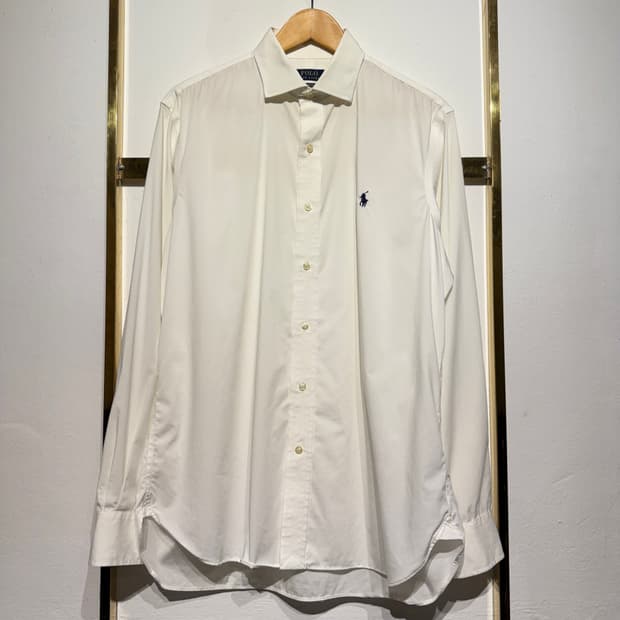 Polo Ralph Lauren 커스텀핏 드레스 셔츠 화이트 16/40