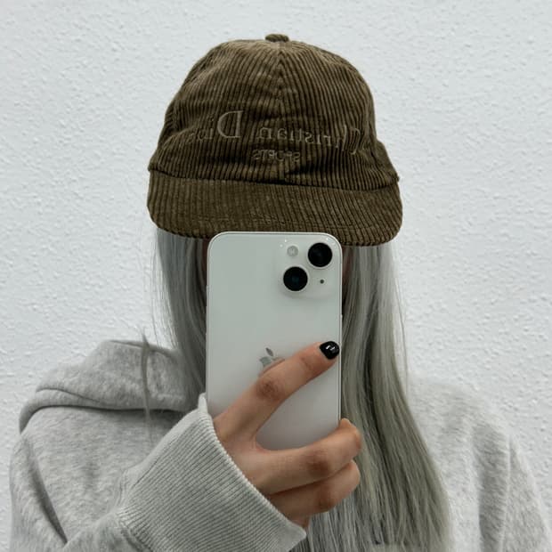 크리스찬디올 코듀로이 스냅백