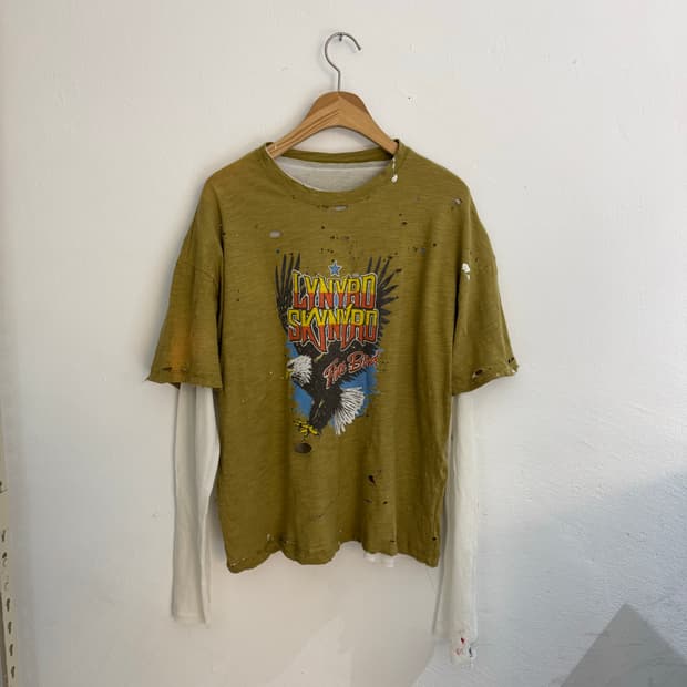 빈티지 커스텀 반팔(레이어드포함)