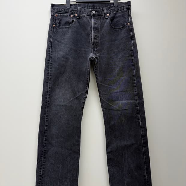 LEVI'S 501  Black Denim 리바이스 데님 흑청 바지