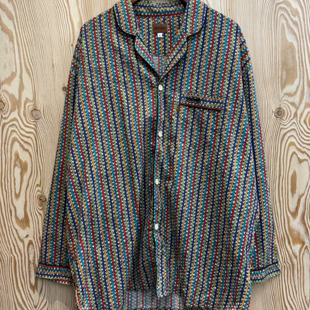 미쏘니 체인패턴 파자마 셔츠