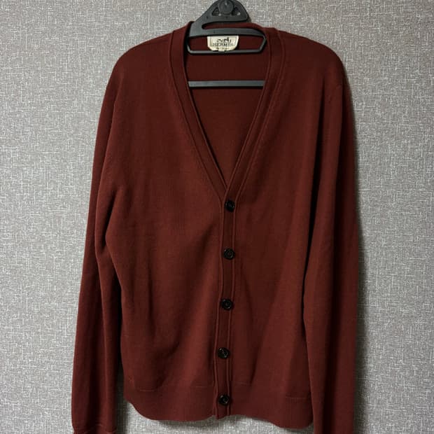 에르메스 캐시미어 가디건 M